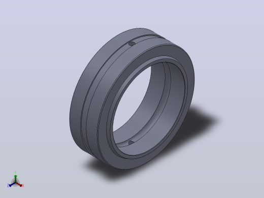 多套GBT9163润滑型向心关节轴承3D模型Solidworks设计正等轴测缩略图