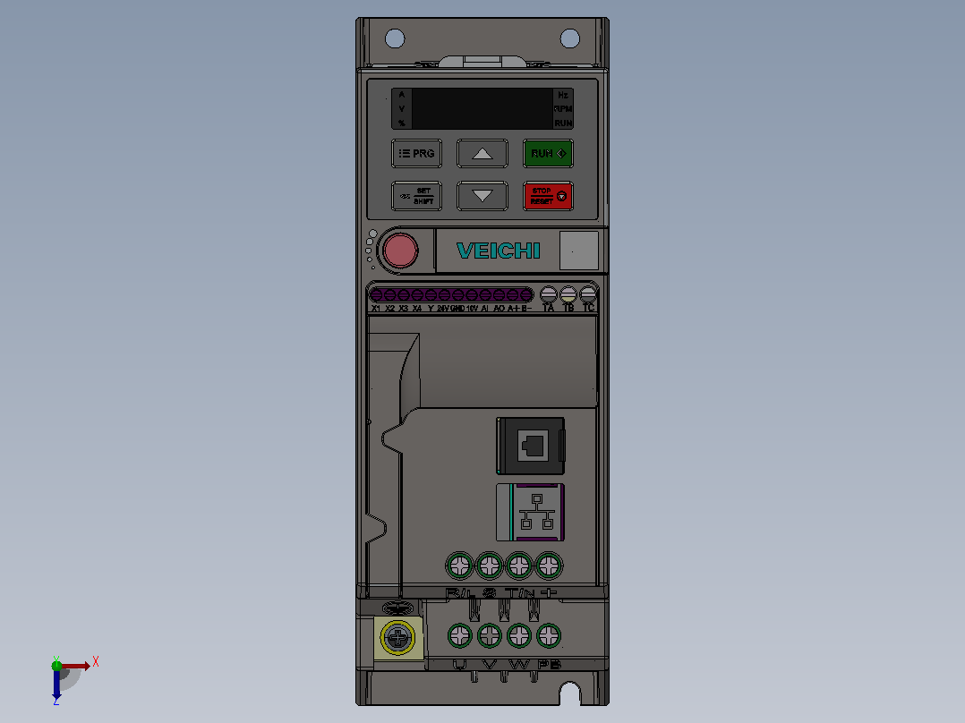 维奇AC10-TS2-R75G-B-VC俯视图