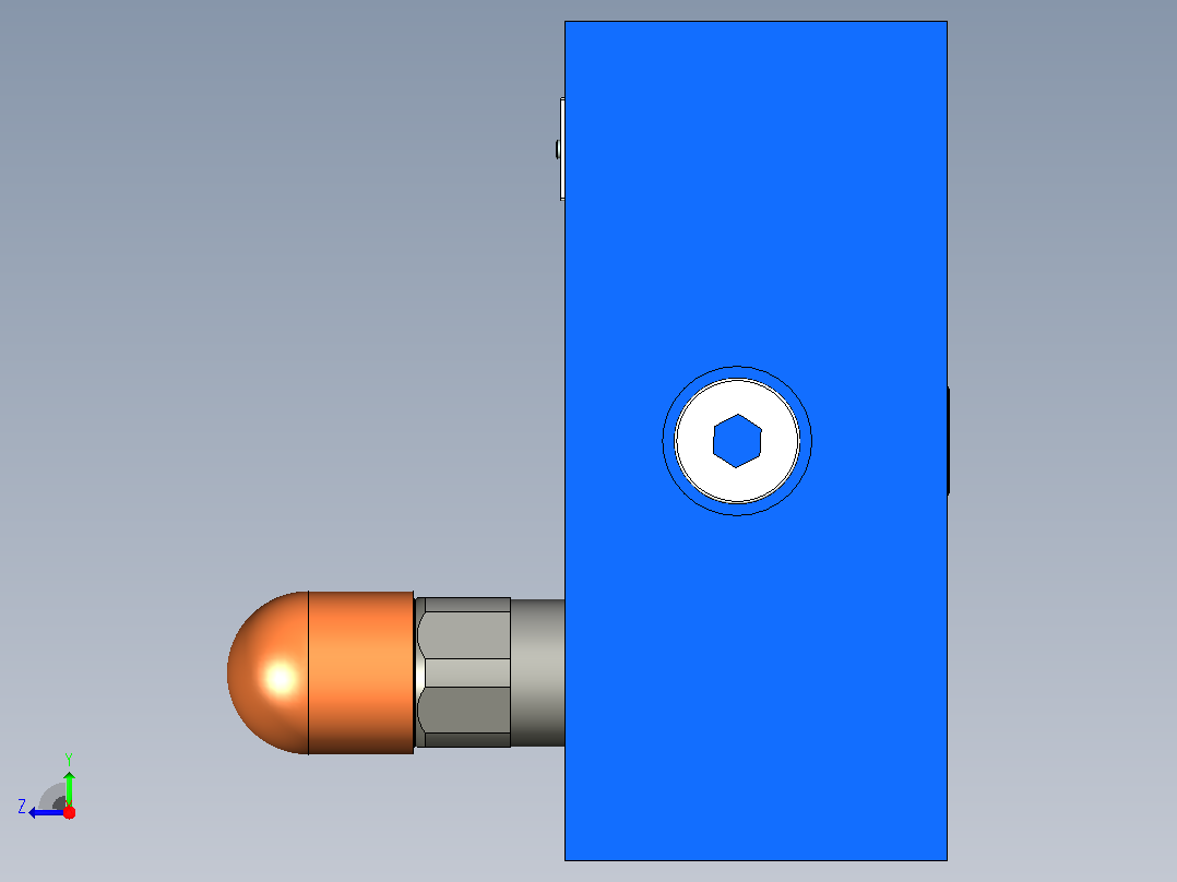LFA63DBS控制盖板右视图