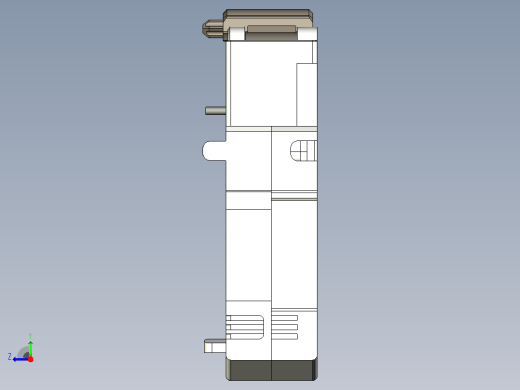 SHT-B5分励脱扣器三维模型202202右视缩略图