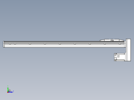 滚珠丝杠直线轴内置导轨TPA-GCR-150-2010C-L950-MP-M75-N3左视缩略图