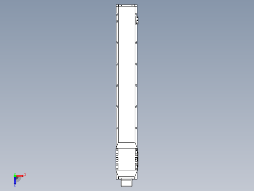 滚珠丝杠直线轴内置导轨TPA-GCR-150-2010C-L950-MP-M75-N3俯视缩略图