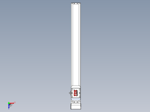 滚珠丝杠直线轴带导轨全封闭TPA-HCR-65S-1610C-L550-MP-Y-P20-N3俯视缩略图