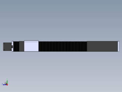 直线模组DMBF100-LTCR（左折直连带电机座）[DMBF100-L45S500-DT400-A2U-LTCR]右视缩略图