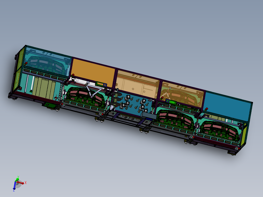 合资品牌汽车尾翼组装线（sw16可编辑+工程图+bom）