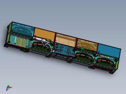 合资品牌汽车尾翼组装线（sw16可编辑+工程图+bom）