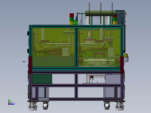 合资品牌汽车尾翼组装线（sw16可编辑+工程图+bom）左视缩略图