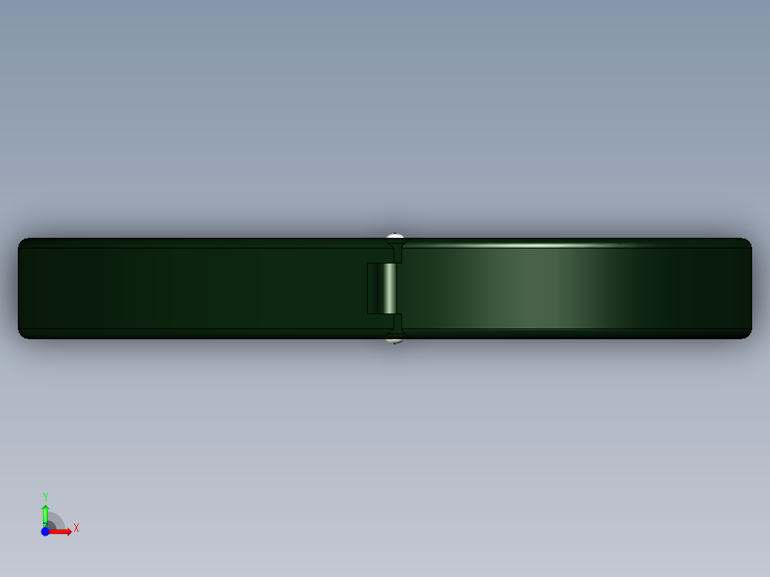U盘手链模型前视图