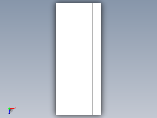 折板模具3D模型俯视缩略图