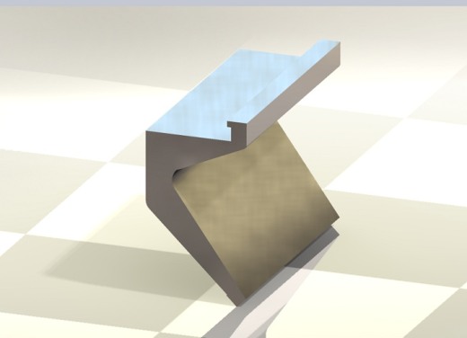 折板模具3D模型缩略图