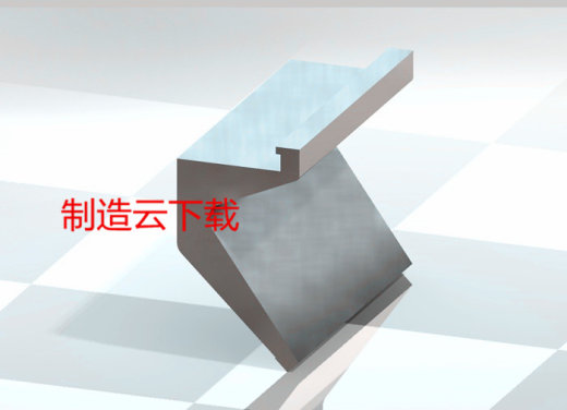 折板模具3D模型缩略图