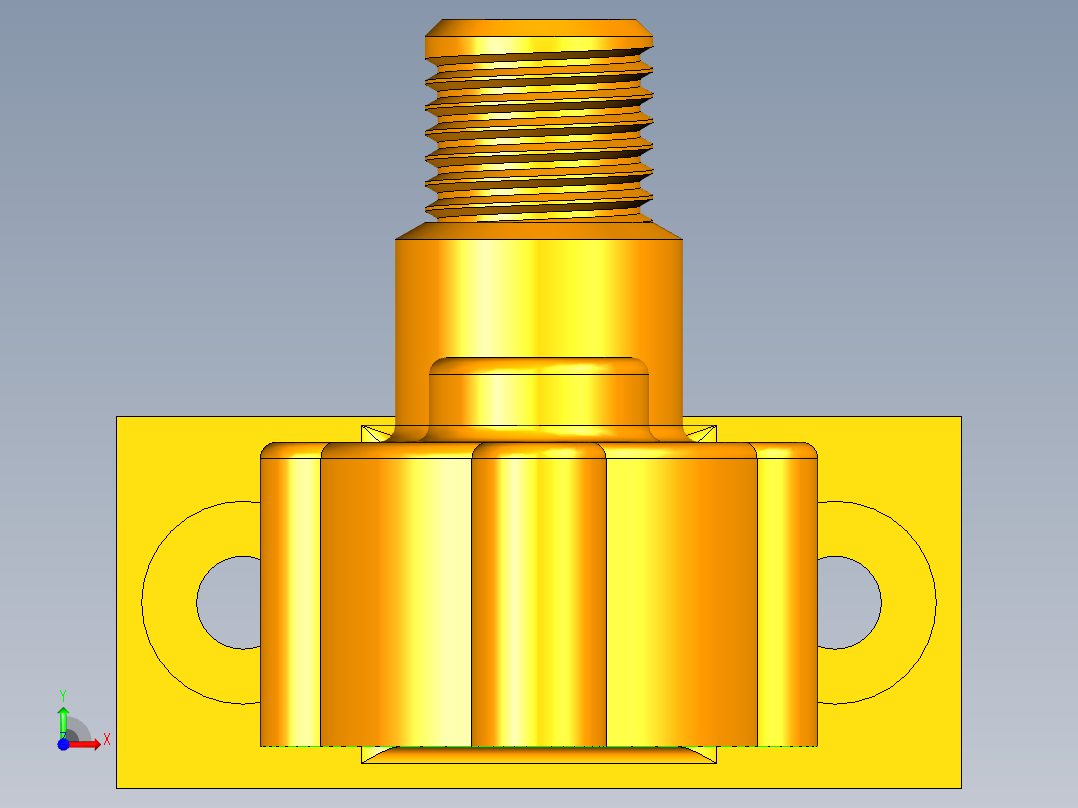 课程设计齿轮油泵前视图