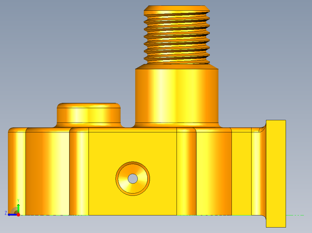 课程设计齿轮油泵右视图