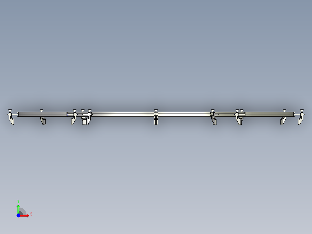 动力滚筒线图纸下载前视图