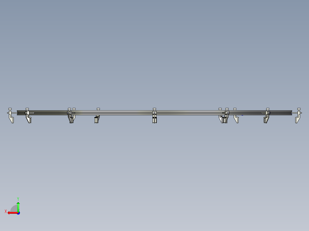 动力滚筒线图纸下载后视图