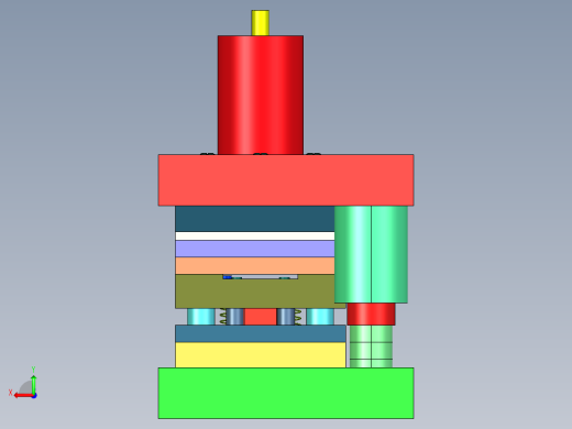 侧滑板精冲模后视缩略图