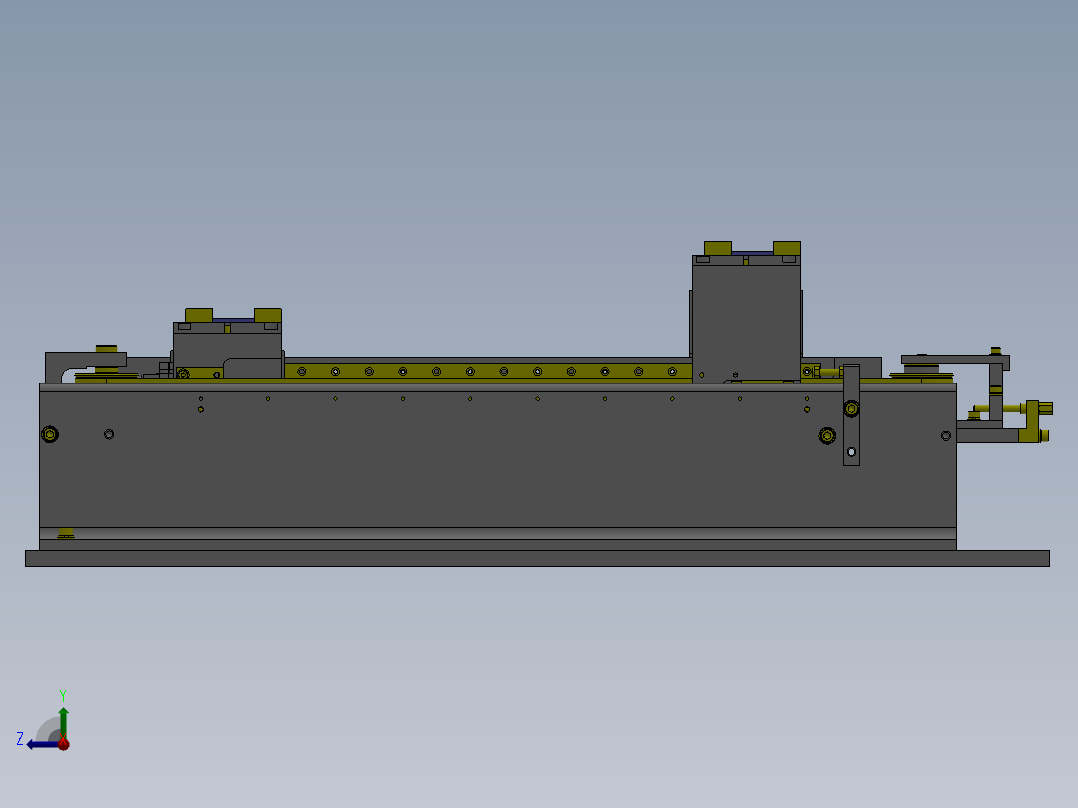 M8 滑台穿梭传送机构右视图