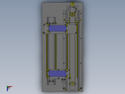 M8 滑台穿梭传送机构俯视缩略图