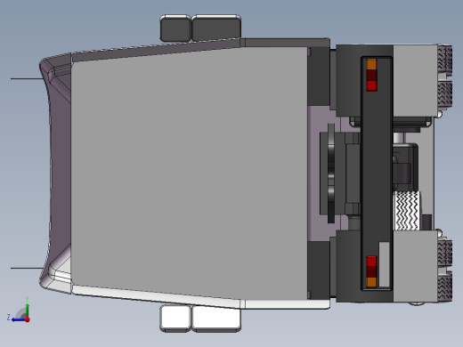 10.挂车-车头 3d模型图纸右视缩略图