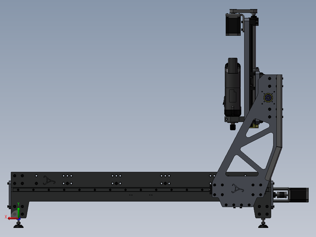 153数控机床后视图