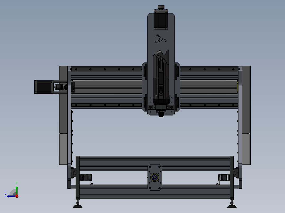 153数控机床右视图