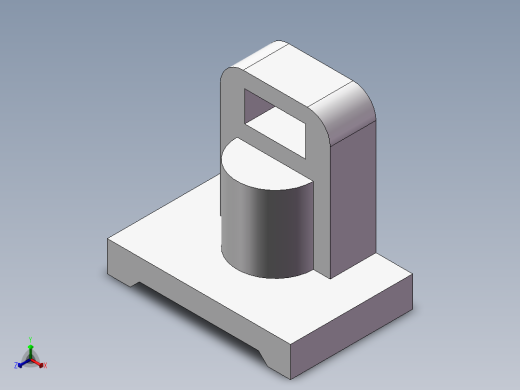 SW格式3D图(模型练习题)-014正等轴测缩略图