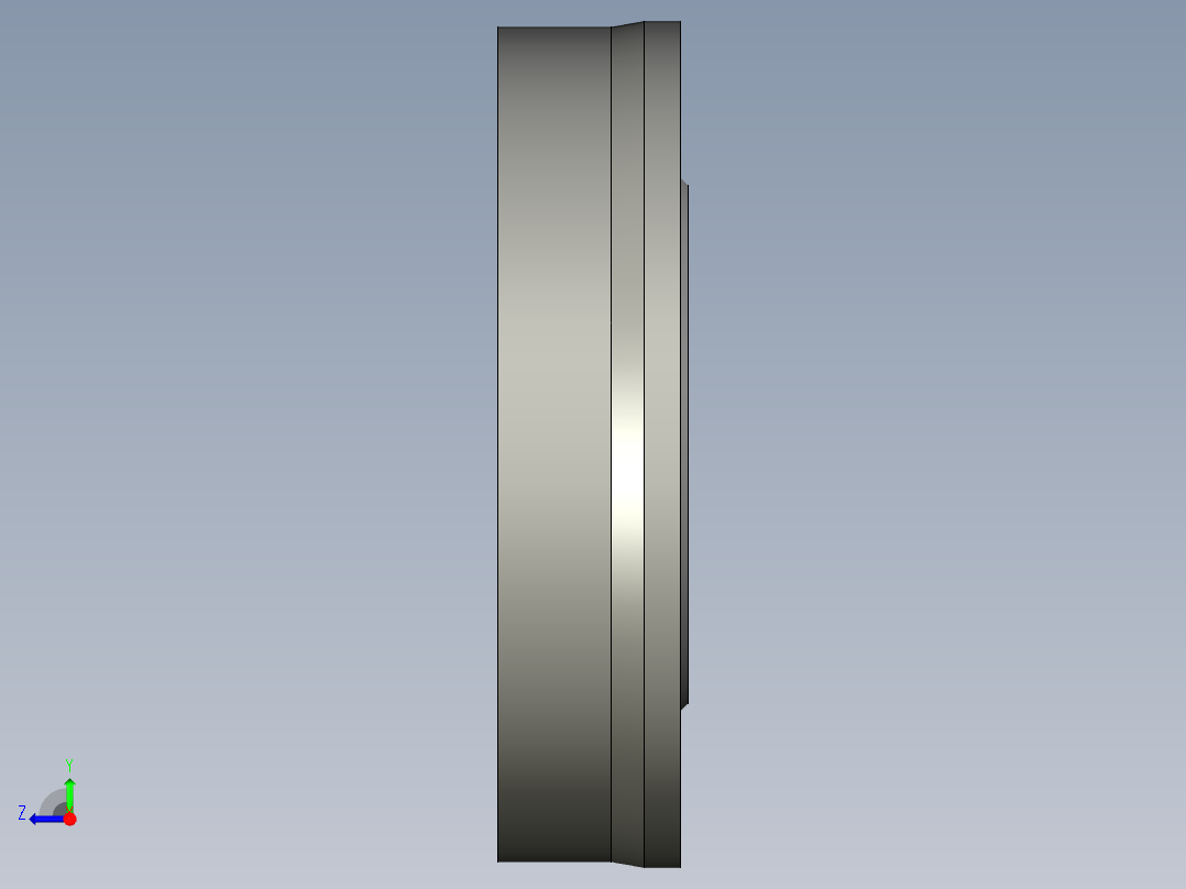 KOSMEKVSB060-C多系列多零件图纸模型多系列多零件图纸模型右视图