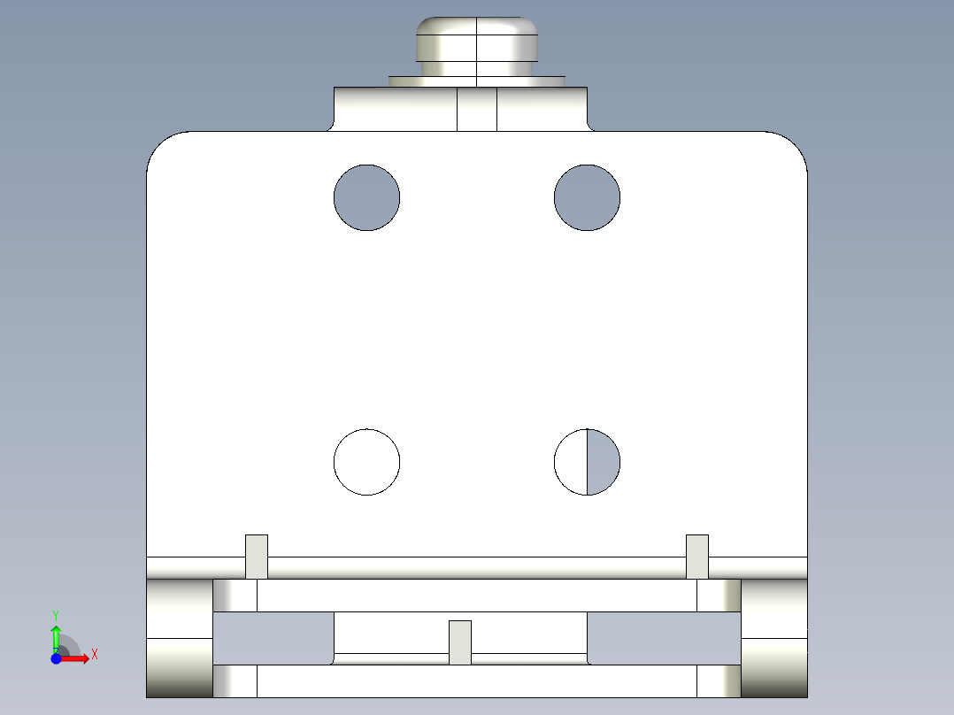 基恩士OP-84351_kc图纸模型前视图