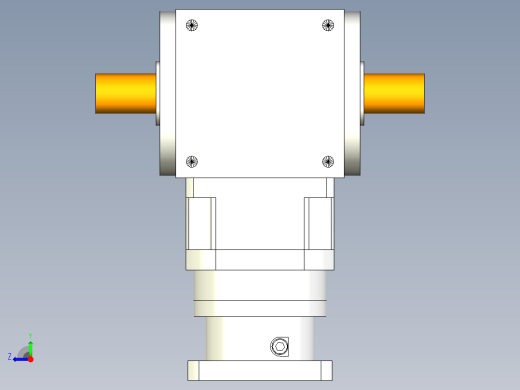 换向器PW210双轴 PLX180-L2 35-114.3-200-M12.stp右视缩略图
