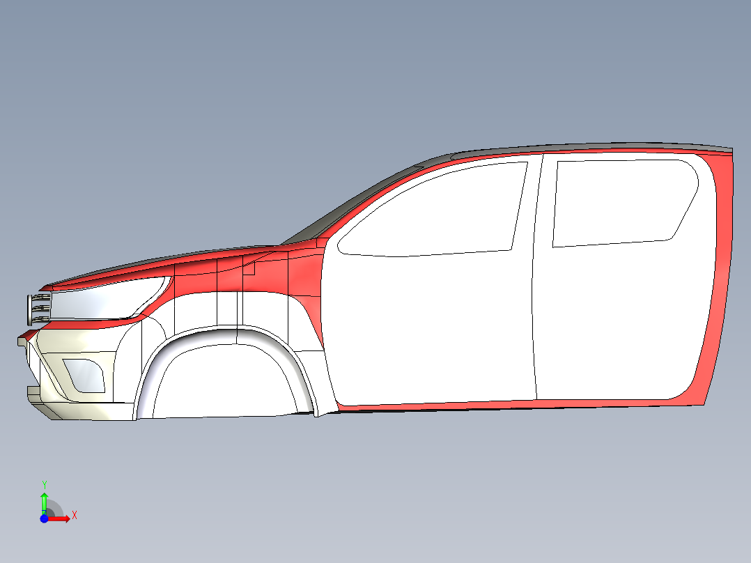 消防车 - 丰田 HILUX 2017--stp前视图