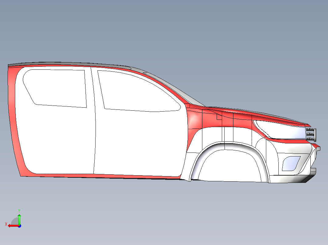 消防车 - 丰田 HILUX 2017--stp后视图