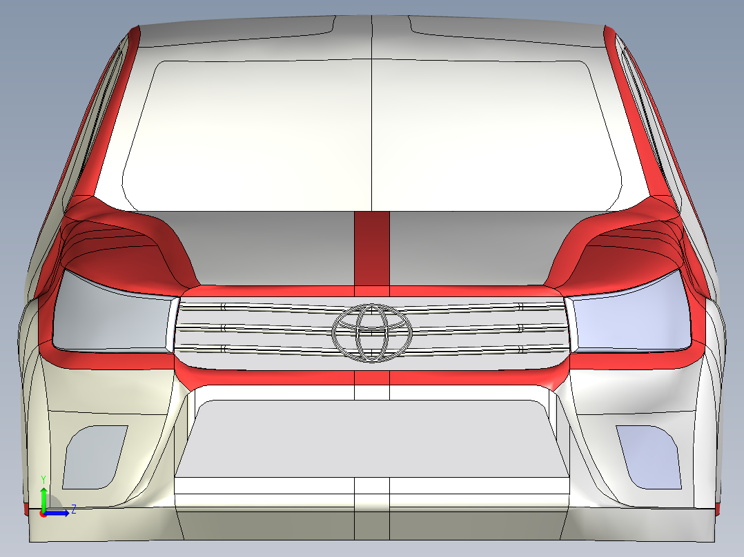 消防车 - 丰田 HILUX 2017--stp左视图