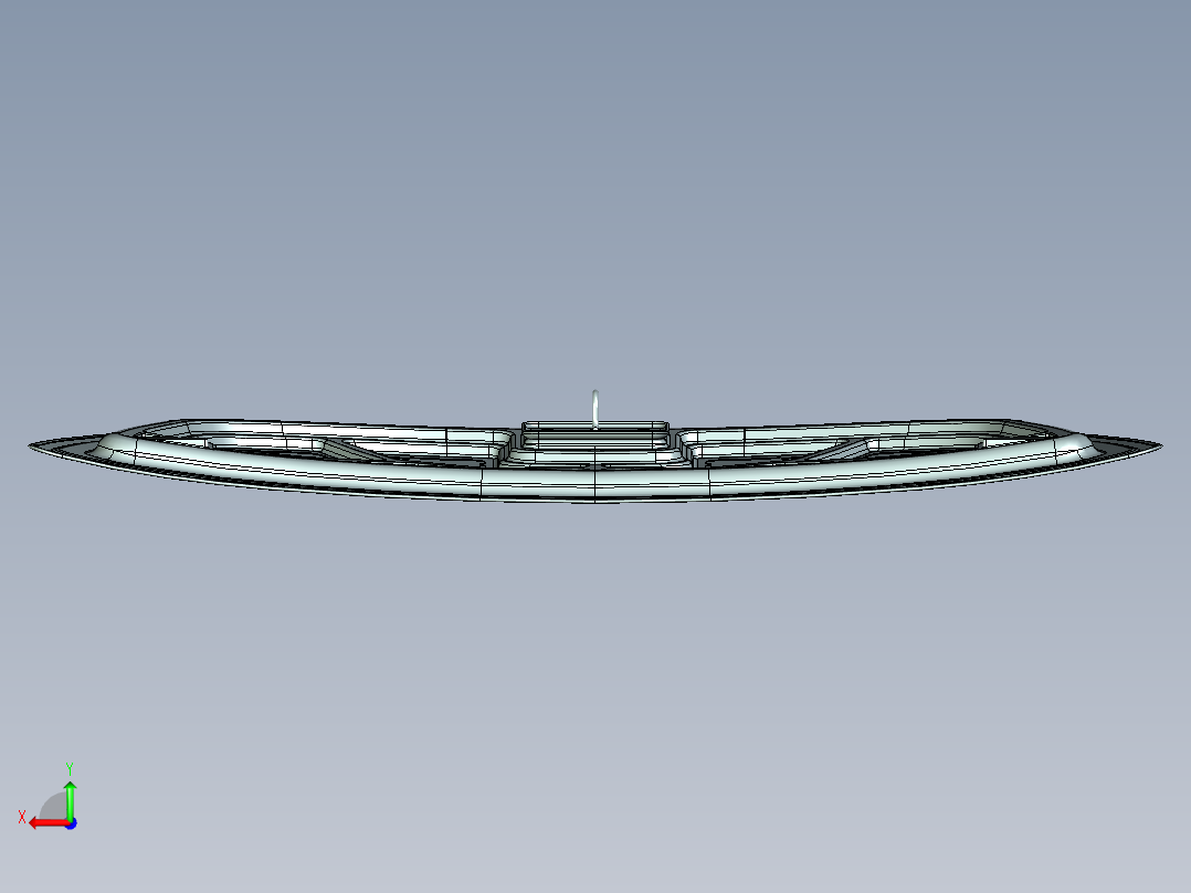 引擎盖总成--stp后视图