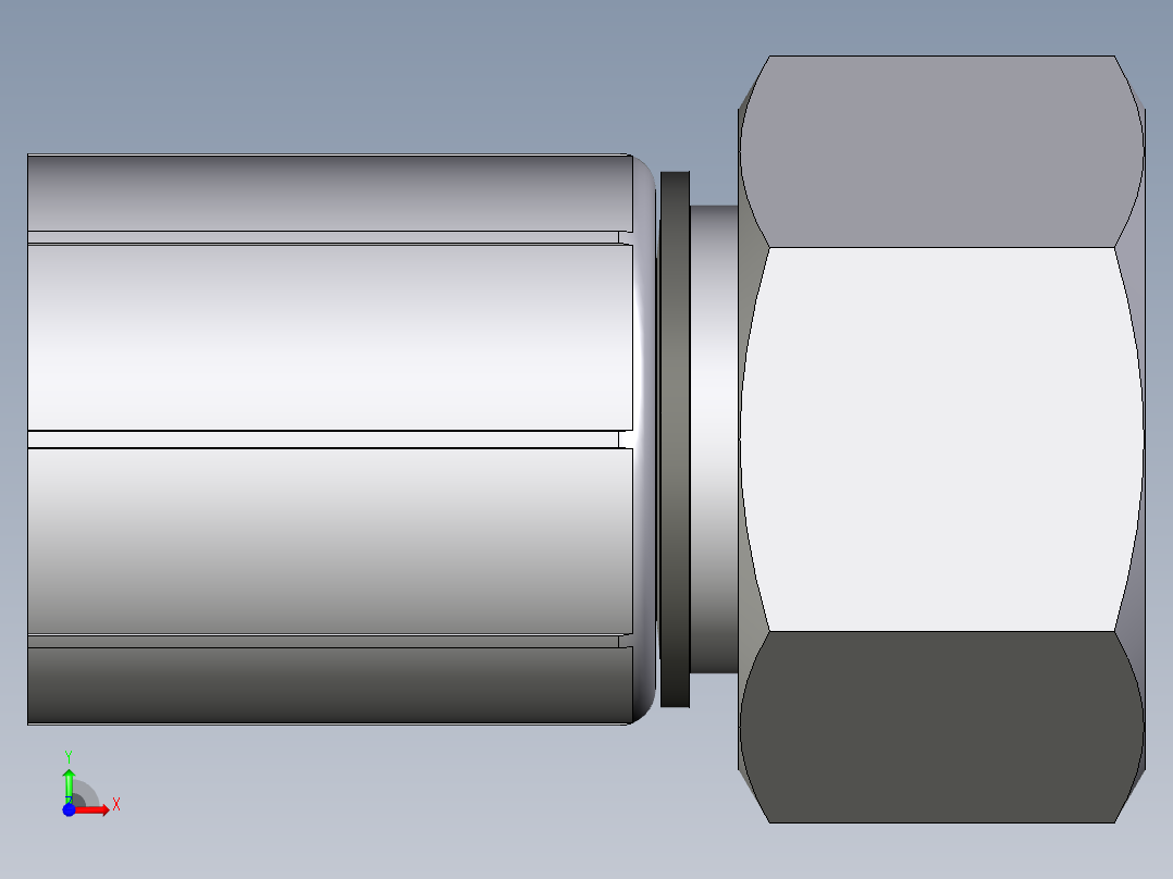 C978系列-24°重型直头前视图