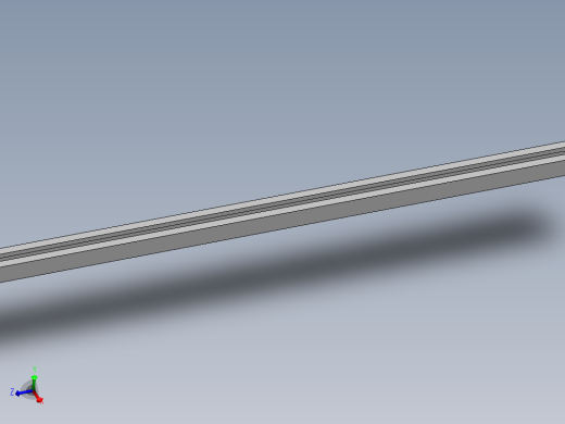 传感器通用安装型材-怡合达型号-ATS05-609-L200 自由添加安装孔加工主视缩略图