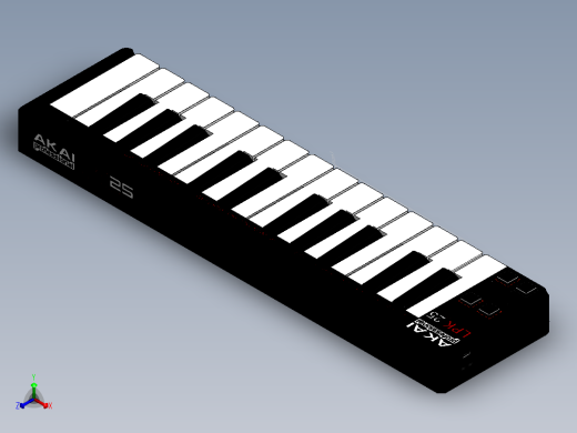 钢琴6正等轴测缩略图