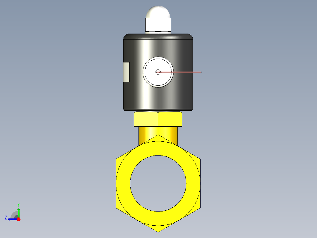 电磁阀 2L系列7款右视图