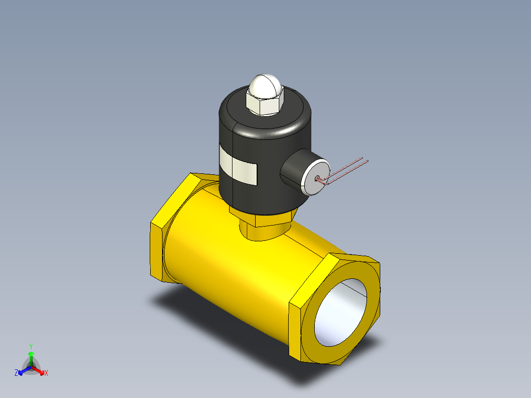 电磁阀 2L系列7款正等轴测图