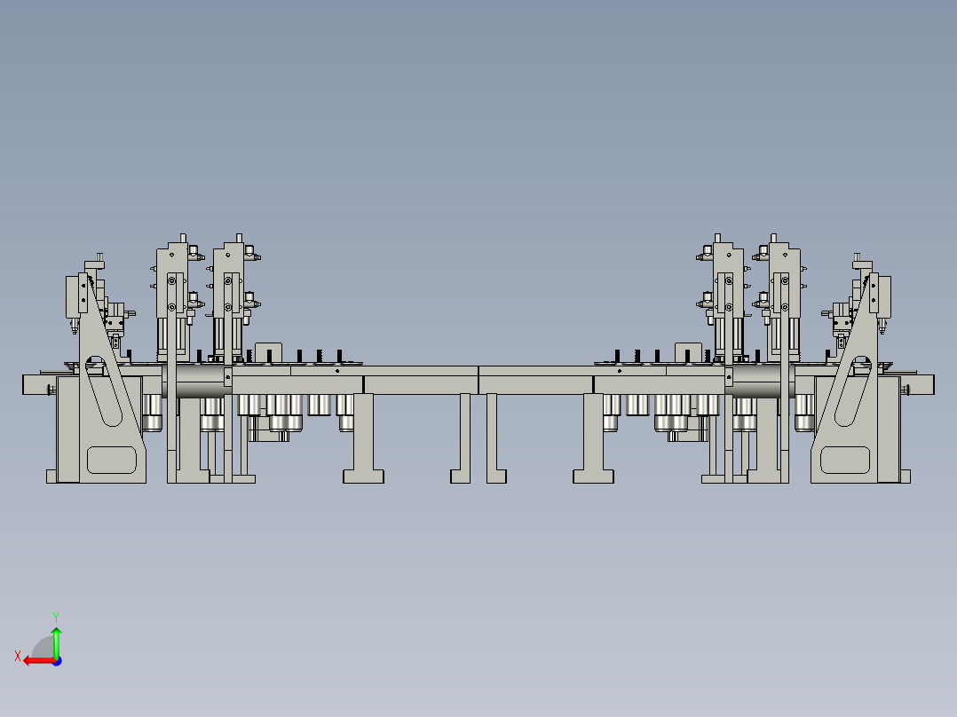 CCD视觉测试机后视图