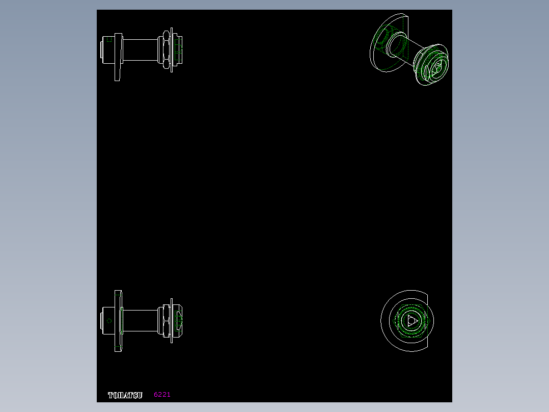 鎖BOCK,BOCK.INOX-2D多系列多零件图纸模型