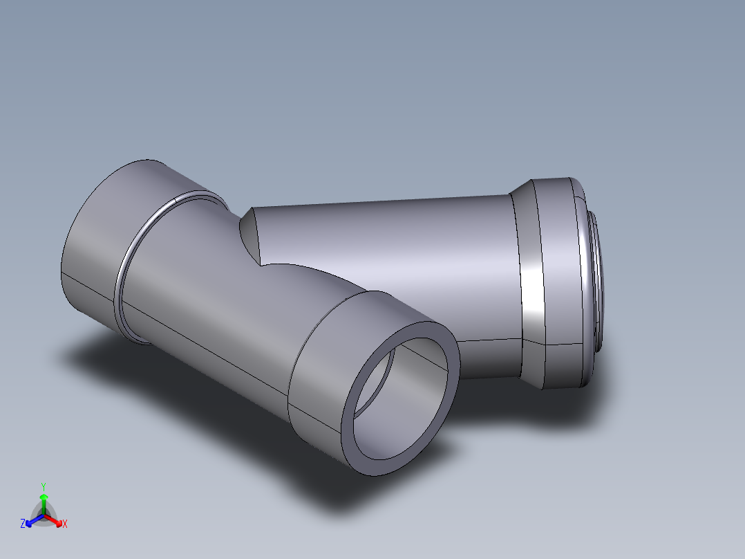 3RVIV PVC-U硬。女性端溶剂焊接滤沙正等轴测图