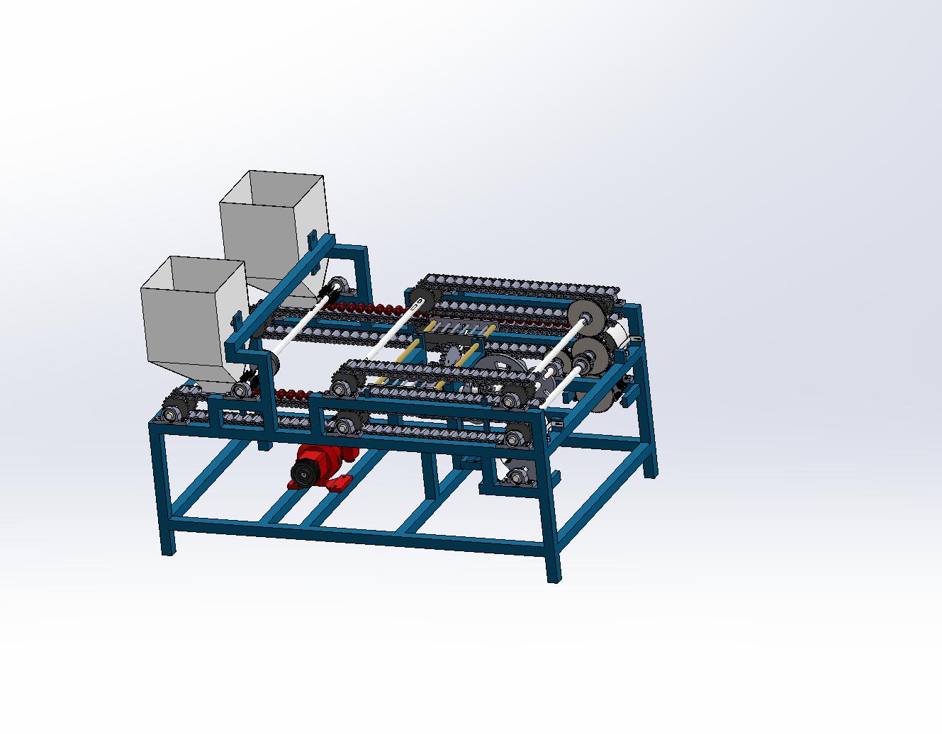 大枣去核机设计三维图SolidWorks