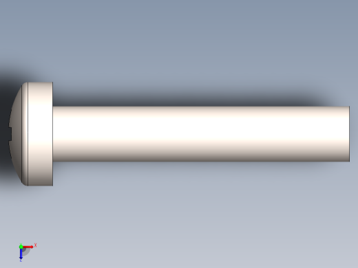 螺丝 M3 十字盘头-M3 x 16 Screw head.SLDPRT俯视缩略图