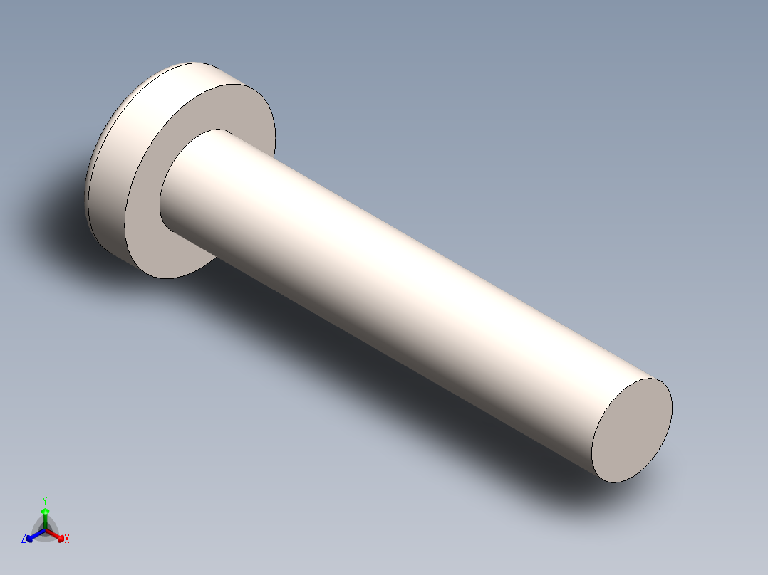 螺丝 M3 十字盘头-M3 x 16 Screw head.SLDPRT正等轴测图