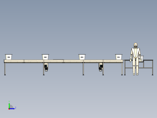 斗式滚筒输送机roller-conveyor-stp左视缩略图