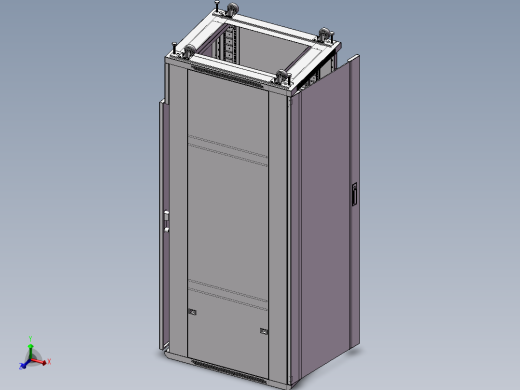 网络机柜 3D模型