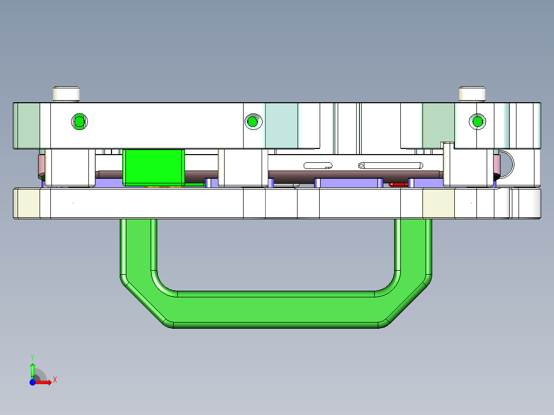 X1-CNC6笔记本CNC工装夹具三维模型kuaihuan-2015-03-26前视图