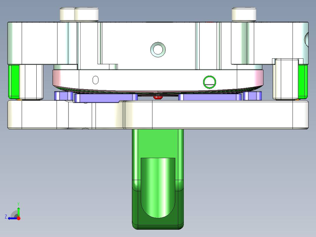 X1-CNC6笔记本CNC工装夹具三维模型kuaihuan-2015-03-26右视图
