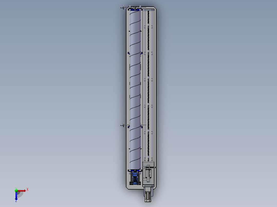 螺旋钢管焊接机sw18俯视图