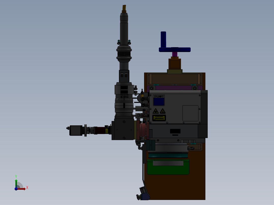 激光焊机头sw18可编辑前视图